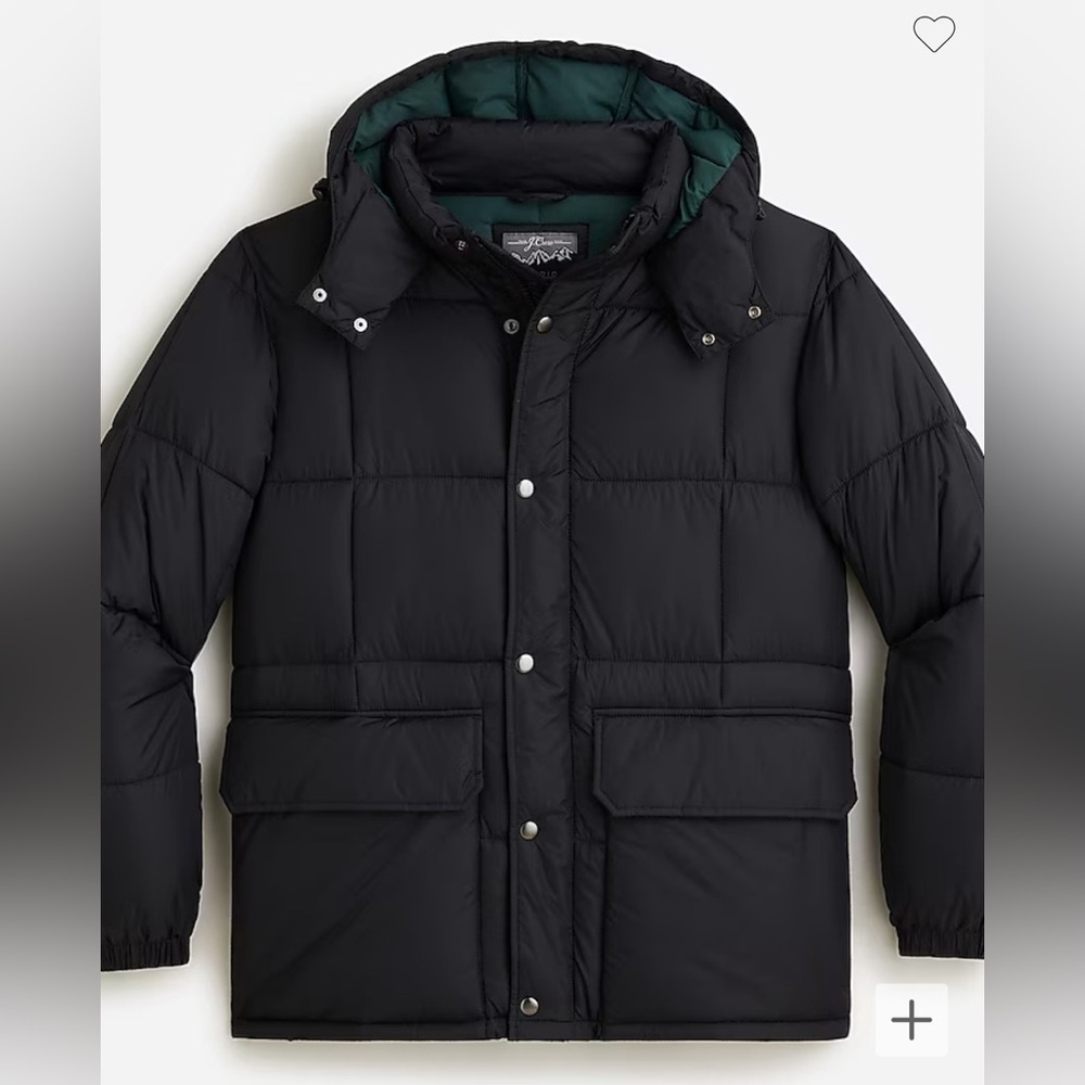 J. Crew Nordic quilted puffer jacket with PrimaLoft Winter Coat